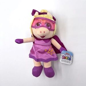 Disney Junior Muppet Babies Fabulous Miss Piggy Plush Doll 8 inch NWT